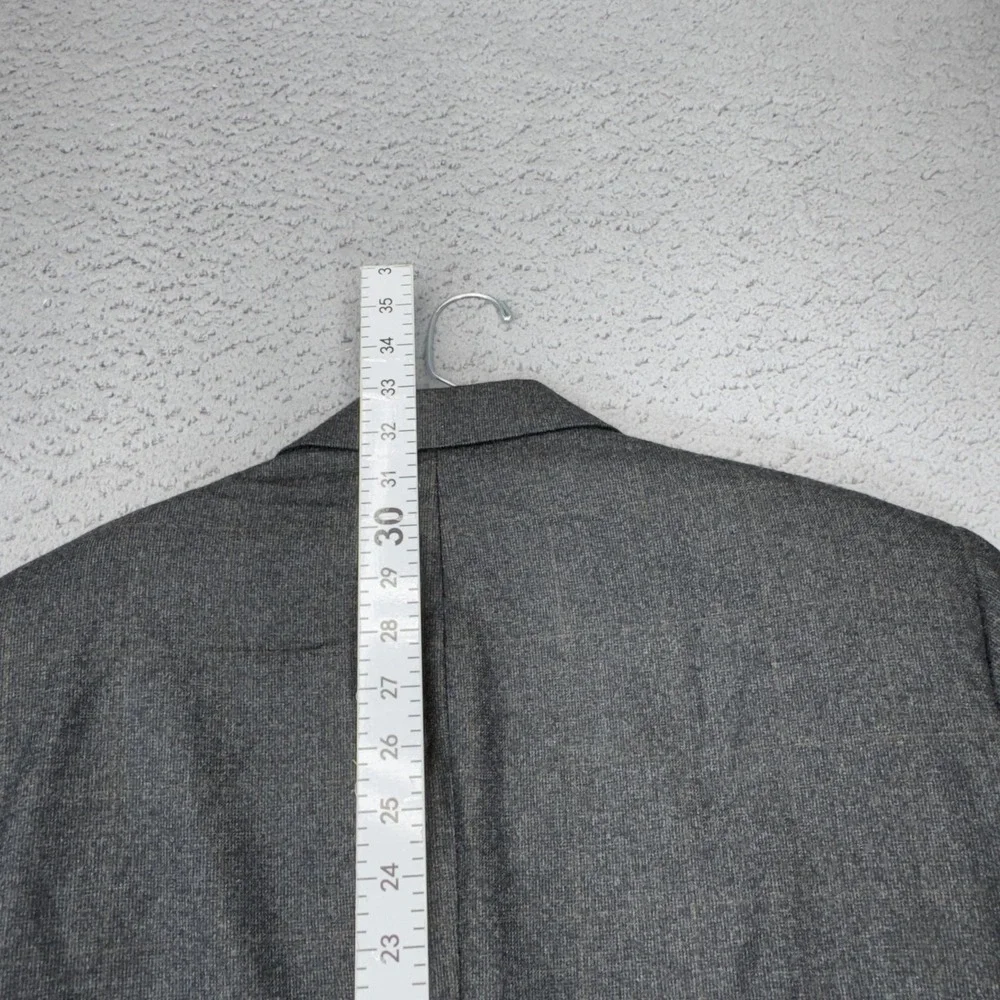 Brooks Brothers Blazer Mens 42R Gray Worsted Wool 3 Button Classic Sport Coat